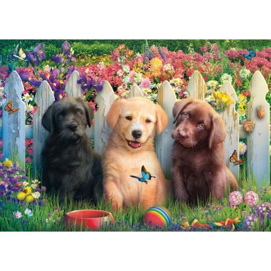 Puzzle Schmidt Escena De Cachorros Adorables 1000 Pzs