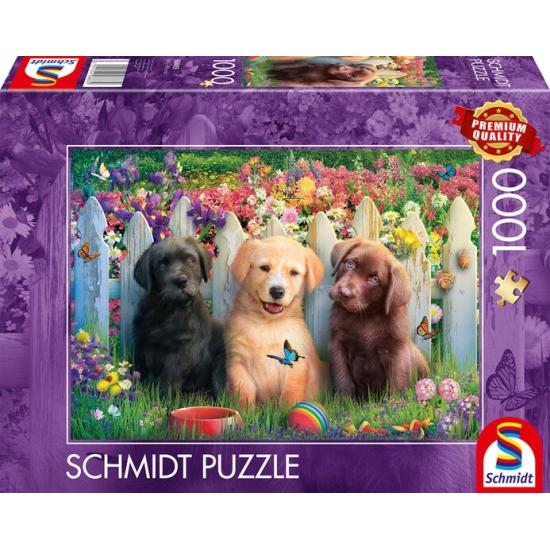 Puzzle Schmidt Escena De Cachorros Adorables 1000 Pzs