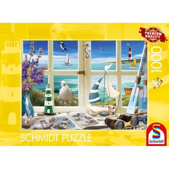 Puzzle Schmidt Estudiar Junto Al Mar de 1000 Piezas
