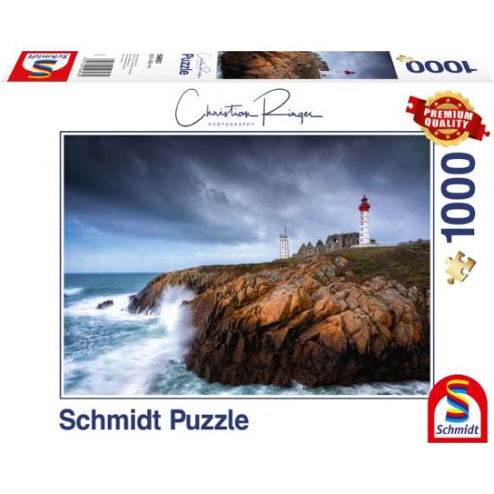Puzzle Schmidt Faro de St Mathieu de 1000 Piezas Puzzle Schmidt Faro de St Mathieu de 1000 Piezas