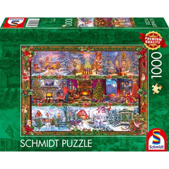 Puzzle Schmidt Felices Fiestas de 1000 Piezas
