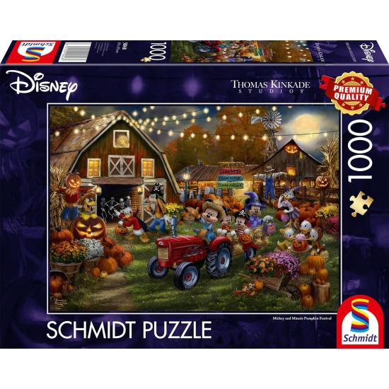 Puzzle Schmidt Festival de Calabazas de Mickey y Minnie 1000 Pzs