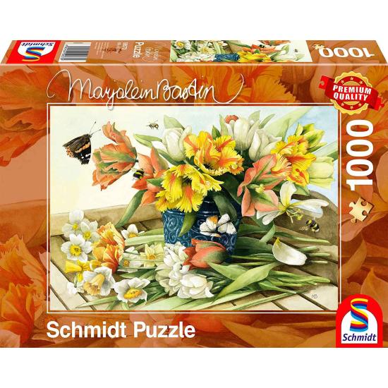 Puzzle Schmidt Flores de Primavera de 1000 Piezas