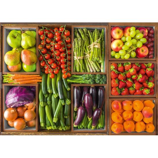 Puzzle Schmidt  Frescos Para el Mercado de 1000 Piezas