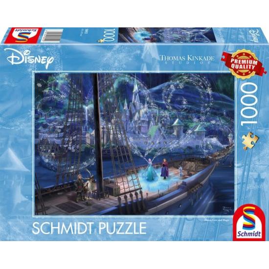 Puzzle Schmidt Frozen: Amor Y Magia de 1000 Piezas