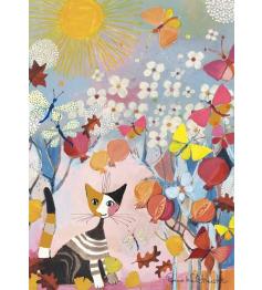 Puzzle Schmidt Gatito Rayado de 1000 Piezas