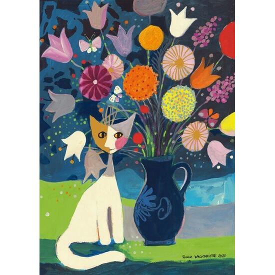 Puzzle Schmidt Gato Blanco de 1000 Piezas