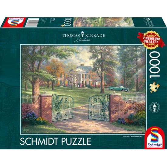 Puzzle Schmidt Graceland, 50 Aniversario de 1000 Piezas Puzzle Schmidt Graceland, 50 Aniversario de 1000 Piezas