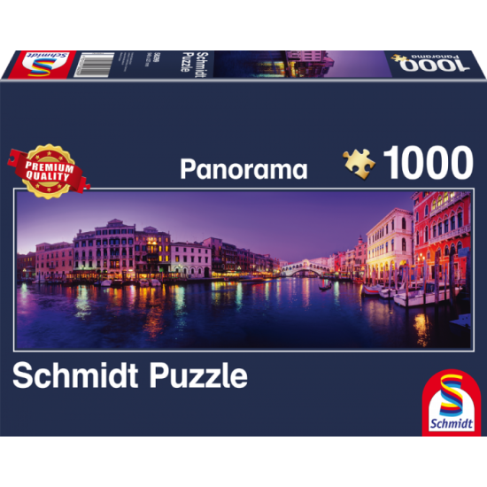 Puzzle Schmidt Gran Canal de Venecia de 1000 Piezas Puzzle Schmidt Gran Canal de Venecia de 1000 Piezas