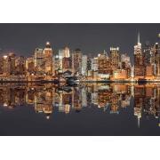 Puzzle Schmidt Horizonte de Nueva York Nocturno de 1500 Pzs