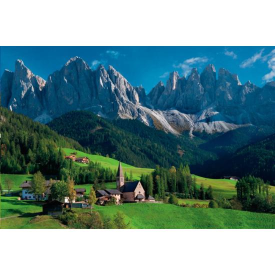 Puzzle Schmidt Iglesia Santa Magdalena, Los Alpes 1000 Piezas