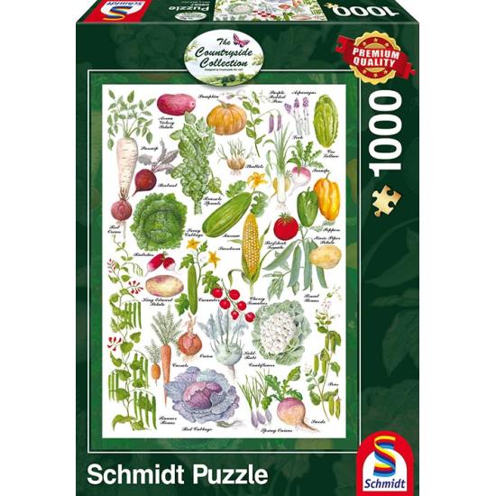 Puzzle Schmidt Jardín Vegetal de 1000 Piezas Puzzle Schmidt Jardín Vegetal de 1000 Piezas