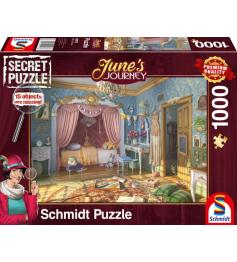 Puzzle Schmidt June's Journey Dormitorio de June de 1000 Pzs