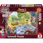 Puzzle Schmidt June's Journey Té en el Jardín de 1000 Pzs