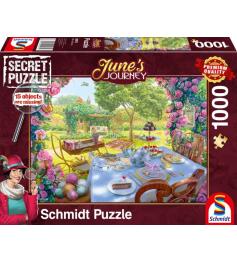 Puzzle Schmidt June's Journey Té en el Jardín de 1000 Pzs