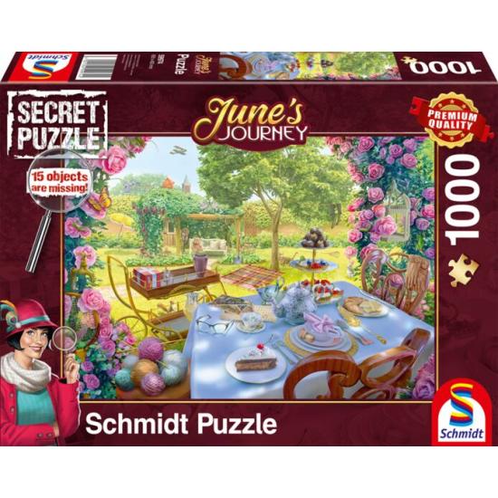 Puzzle Schmidt June's Journey Té en el Jardín de 1000 Pzs