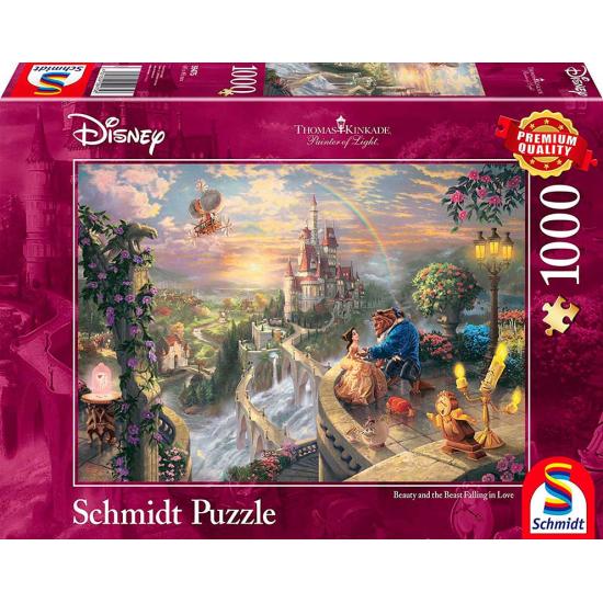 Puzzle Schmidt  La Bella y la Bestia de 1000 Piezas Puzzle Schmidt  La Bella y la Bestia de 1000 Piezas