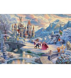Puzzle Schmidt La Bella y La Bestia Edición Navidad de 1000 Pzs