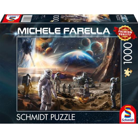 Puzzle Schmidt La Última Frontera, Exploración Espacial 1000 Pzs