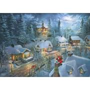 Puzzle Schmidt La Noche De Paz De Papá Noel de 1000 Piezas