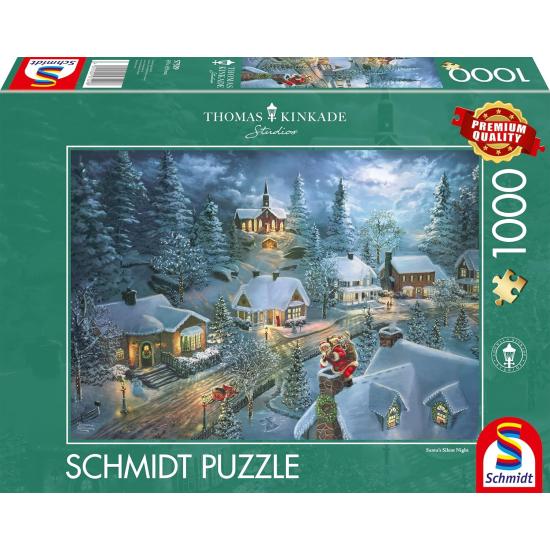 Puzzle Schmidt La Noche De Paz De Papá Noel de 1000 Piezas