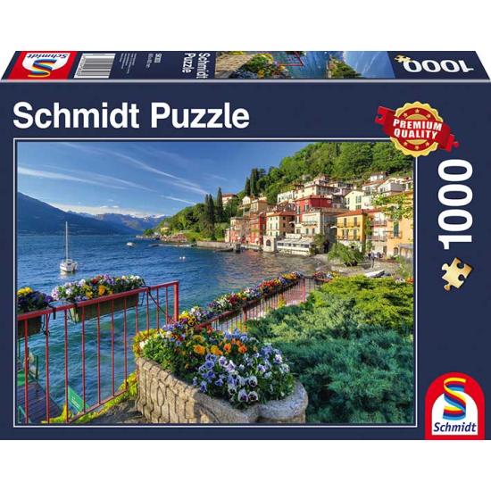 Puzzle Schmidt  Lago Como, Italia de 1000 Piezas