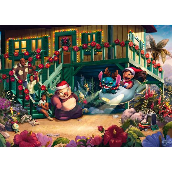 Puzzle Schmidt Lilo y Stitch Aloha Navidad 1000 Pzs