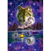 Puzzle Schmidt Lobo en la Noche de 1000 Piezas