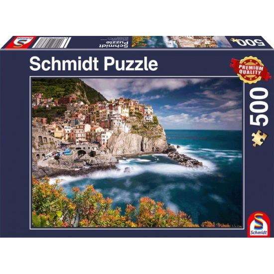 Puzzle Schmidt Manarola, Cinque Terre de 500 Piezas