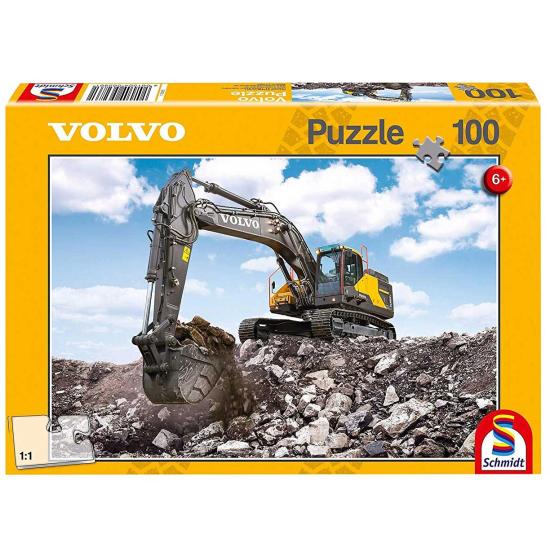 Puzzle Schmidt Máquina Escavadora Volvo EC380E de 100 Piezas