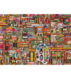 Puzzle Schmidt Materiales de Artista Vintage de 1000 Piezas