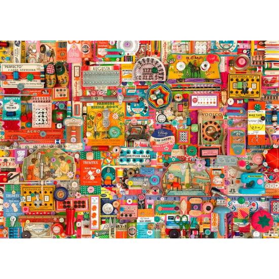 Puzzle Schmidt Mercería Vintage de 1000 Piezas Puzzle Schmidt Mercería Vintage de 1000 Piezas