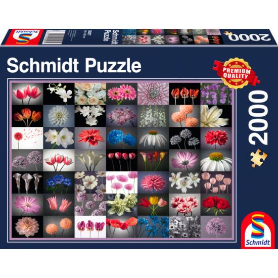 Puzzle Schmidt Mix de Flores de 2000 Piezas