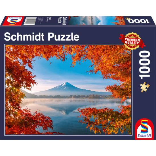 Puzzle Schmidt Monte Fuji en Otoño de 1000 Piezas Puzzle Schmidt Monte Fuji en Otoño de 1000 Piezas