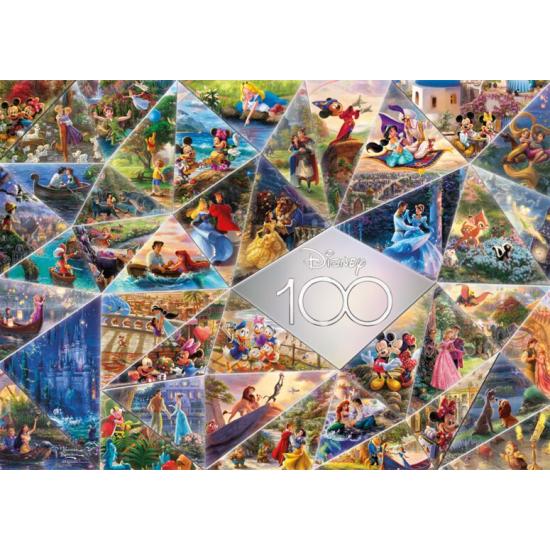 Puzzle Schmidt Mosaico 100 Años de Disney de 1000 Piezas