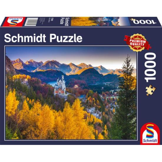 Puzzle Schmidt Neuschwanstein Otoñal de 1000 Piezas