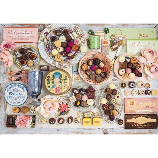Puzzle Schmidt Nostalgia de Chocolates de 1500 Piezas Puzzle Schmidt Nostalgia de Chocolates de 1500 Piezas