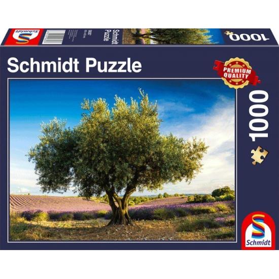 Puzzle Schmidt Olivo en la Provenza de 1000 Piezas