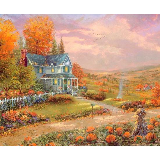 Puzzle Schmidt Otoño En Apple Hill de 500 Piezas