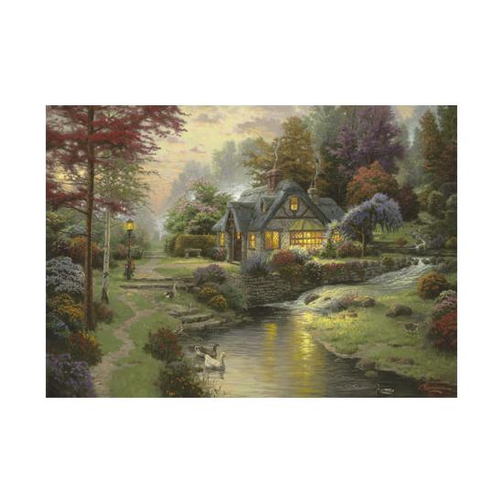Puzzle Schmidt Paisaje Crepuscular de 1000 Piezas