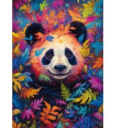 Puzzle Schmidt Panda En Un Bosque De Colores Arco Iris 1000 Piez