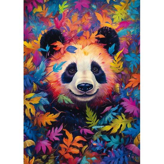 Puzzle Schmidt Panda En Un Bosque De Colores Arco Iris 1000 Piez
