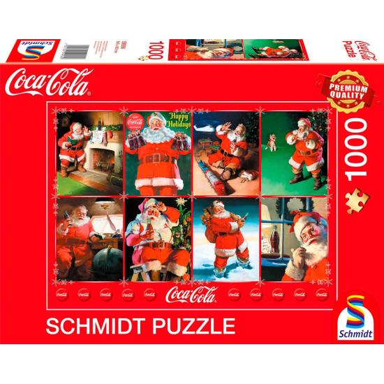 Puzzle Schmidt Papá Noel y Coca Cola de 1000 Piezas Puzzle Schmidt Papá Noel y Coca Cola de 1000 Piezas