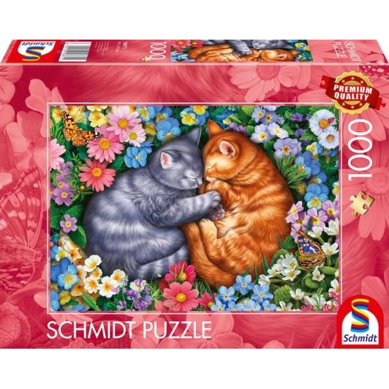 Puzzle Schmidt Patitas De Terciopelo Durmientes de 1000 Pzs
