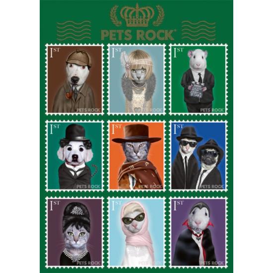 Puzzle Schmidt Pets Rock, Artístas de Cine de 1000 Piezas