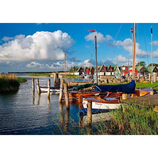 Puzzle Schmidt Puerto en el Mar Báltico de 1000 Piezas