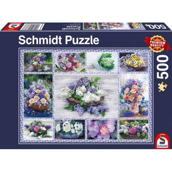 Puzzle Schmidt Ramos de Flores de 500 Piezas