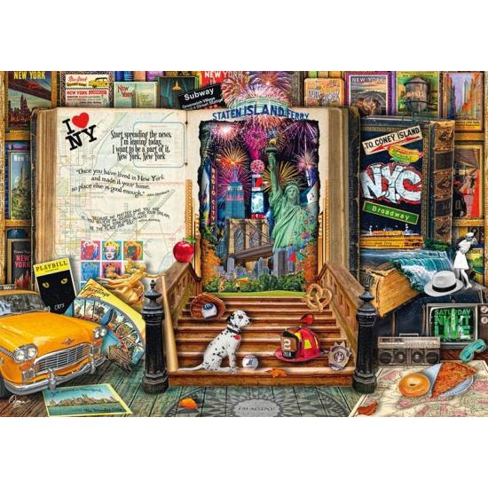 Puzzle Schmidt Recuerdos De Nueva York de 1000 Piezas