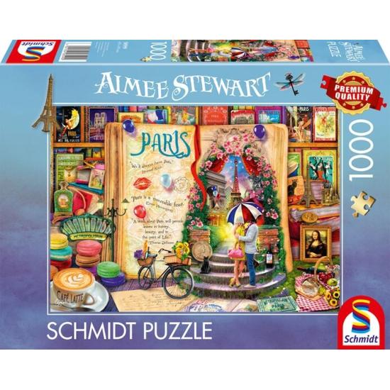 Puzzle Schmidt Recuerdos De París de 1000 Piezas