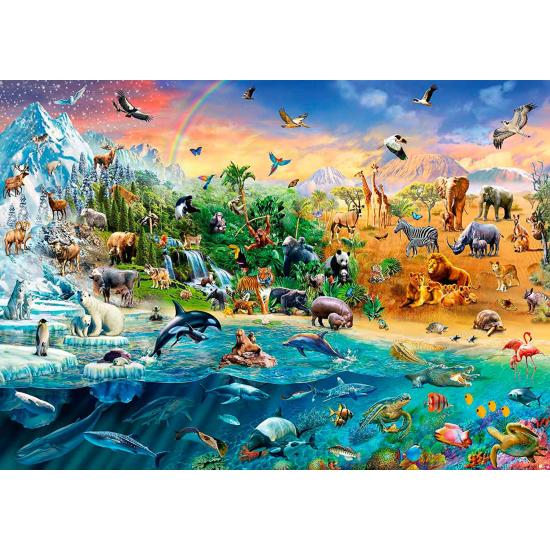 forma Comiendo Mantenimiento Comprar Puzzle Schmidt Reino Animal de 1000 Piezas - Schmidt-58324